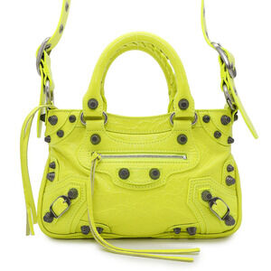 Balenciaga Neo Cagol Arena Lambskin Handbag Shoulder Bag